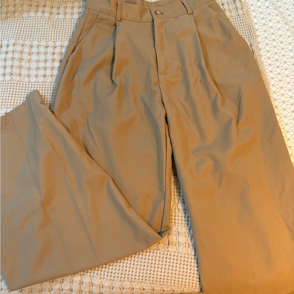 Cider Women's Tan Wide Leg Pants